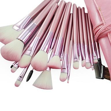 Kit de 22 Pincéis - Rosa.'