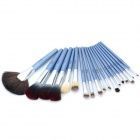 Kit 18 Pincéis Azul.'