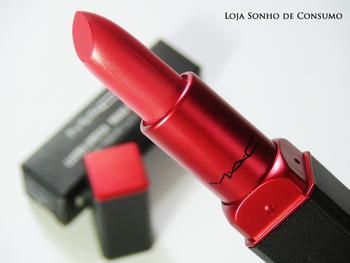 Batom Vermelho Lady Gaga Réplica Mac.'