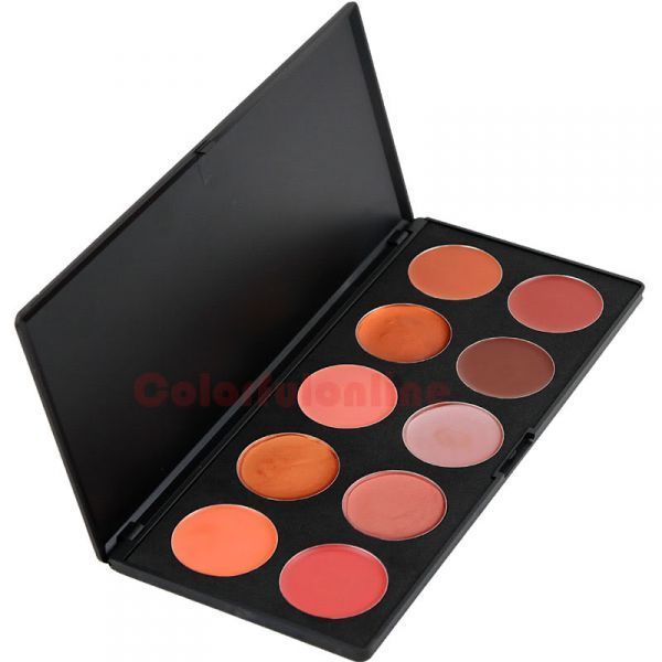Paleta com 10 batons.'