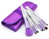 Kit 7 Pincéis Lilás e Branco.'