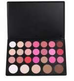 Paleta 21 blushes + 6 contornos.'