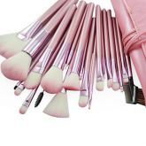 Kit de 22 Pincéis - Rosa.'
